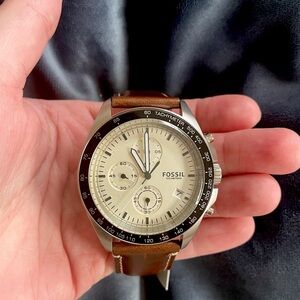 Leather Fossil Watch NWT